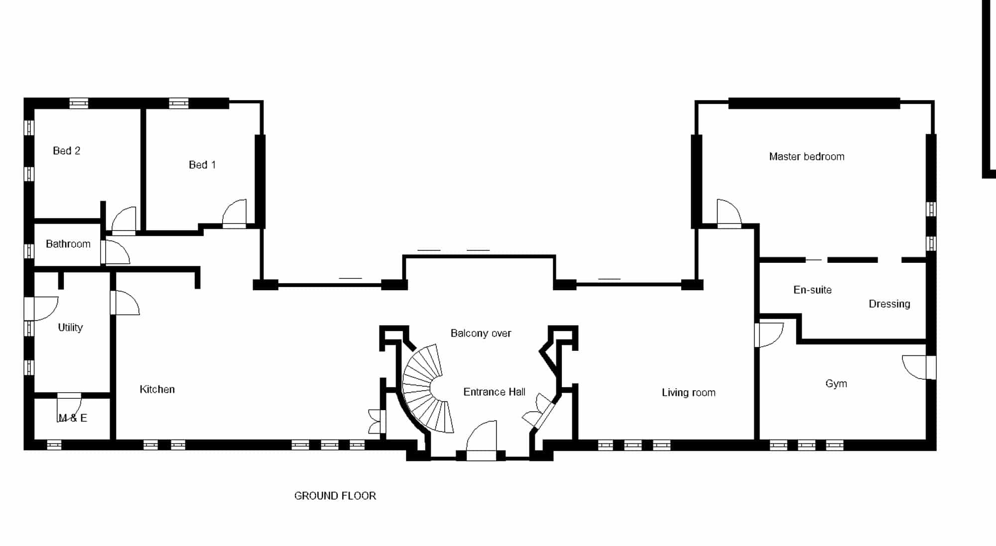 Floor Plan Open Plan Family Home Build It