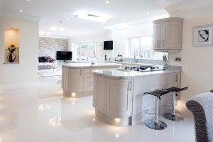 Open plan kitchen