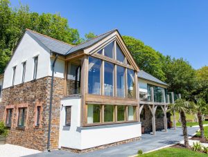 Cornish oak frame home