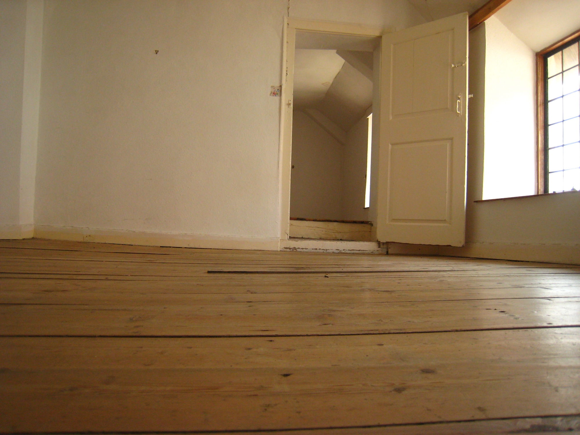 Floorboard view