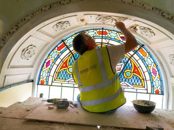 Restoring stained glass