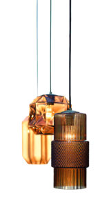 Art deco pendant light