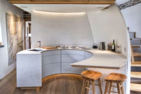 Curved Kitchen