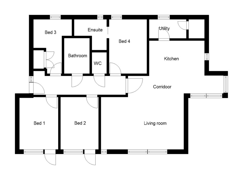 Floor Plan EcoFriendly Scandi Bungalow Build It