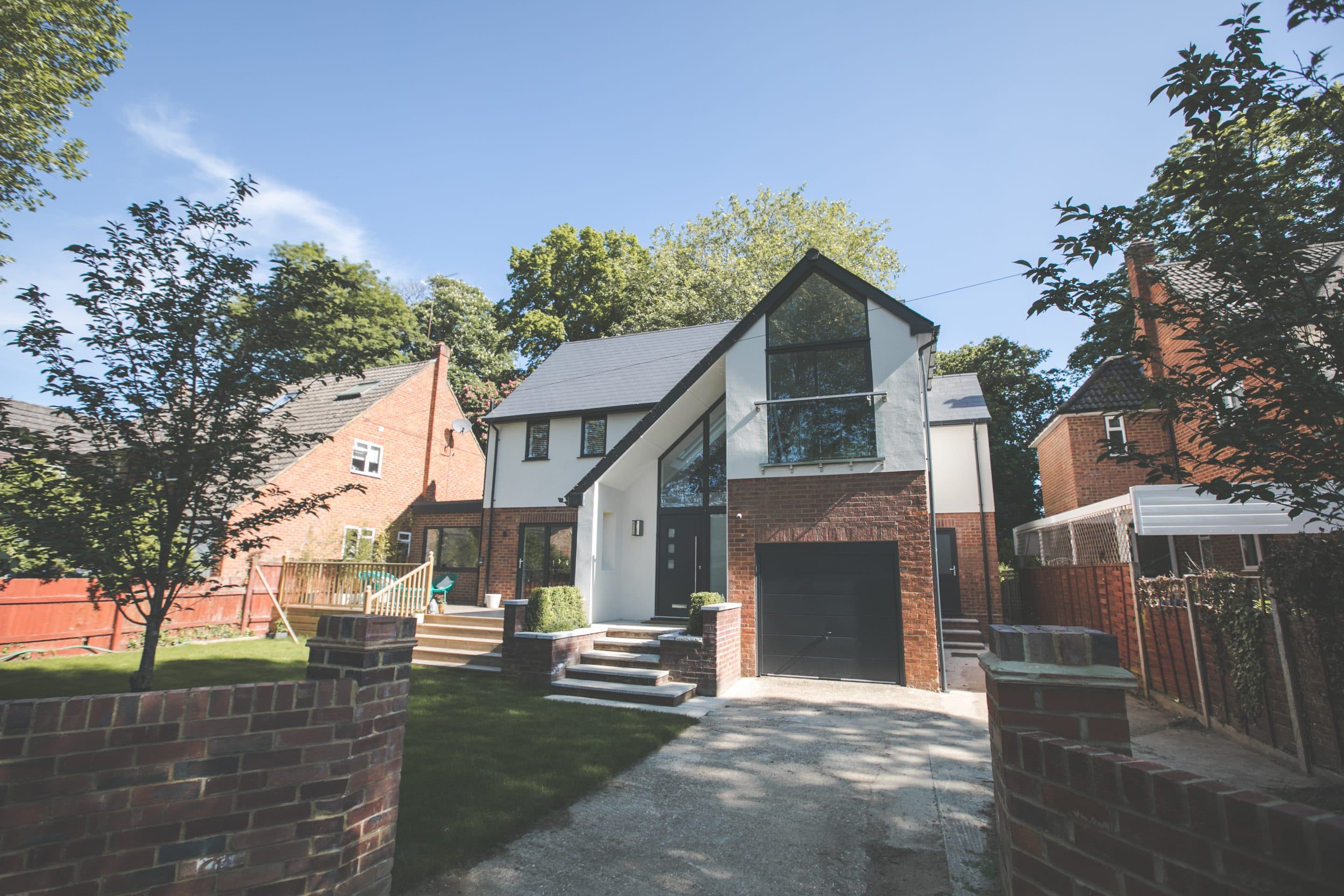 Family home with front extension