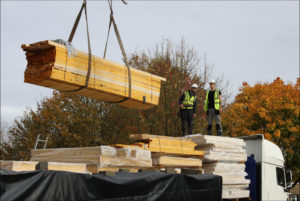 Timber frame delivery