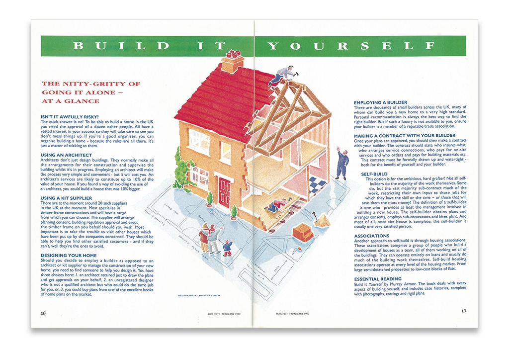 Build It magazine first edition - self build challenges