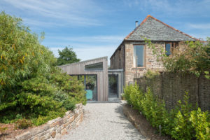 Cedar clad extension