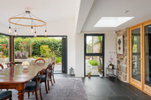 Open plan dining room