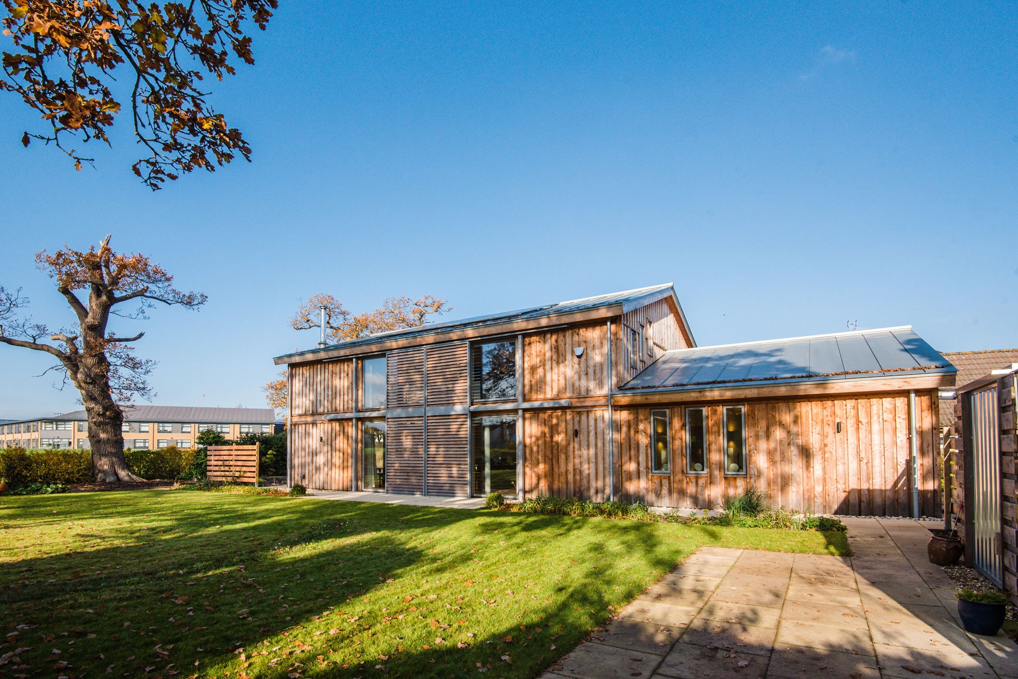 Large detached timber clad new build
