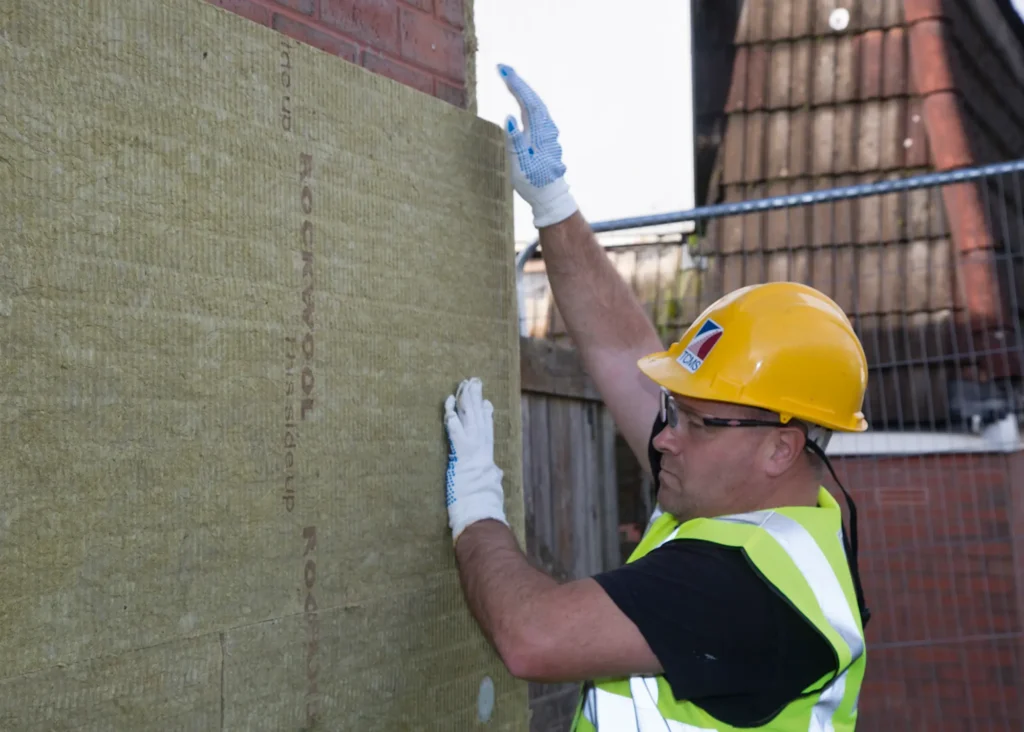 retrofitting insulation on a home's exterior