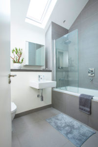 Grey bathroom