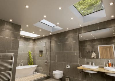 Room with rooflights