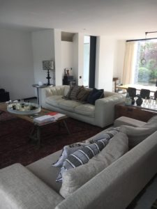 Living room in new build