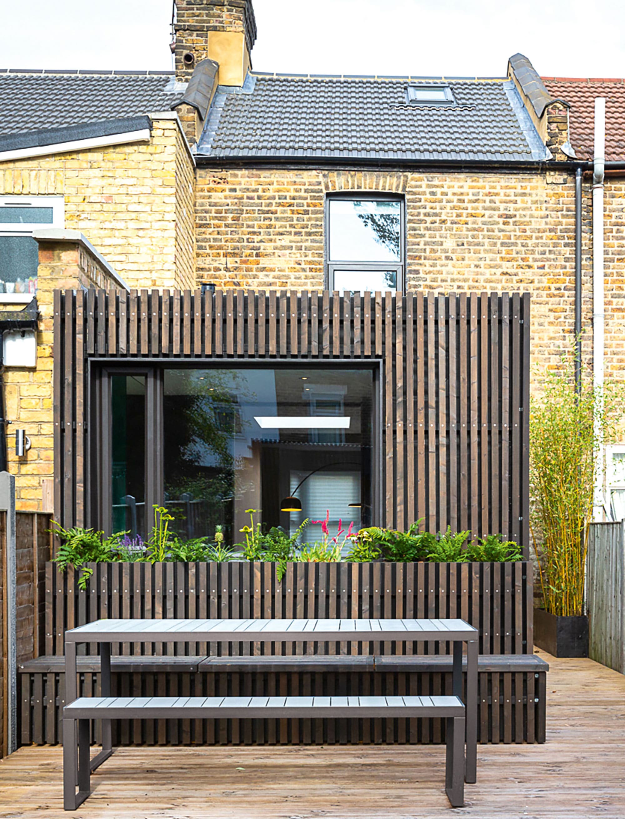 Timber clad rear extension