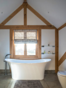 Bathroom and baths with exposed beams