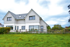 Grey clad house