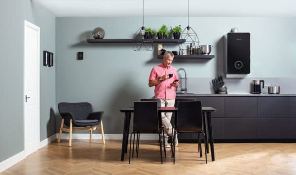 Black kitchen cabinets