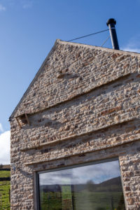 Brick work on barn conversion