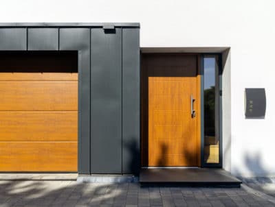 Contemporary garage doors