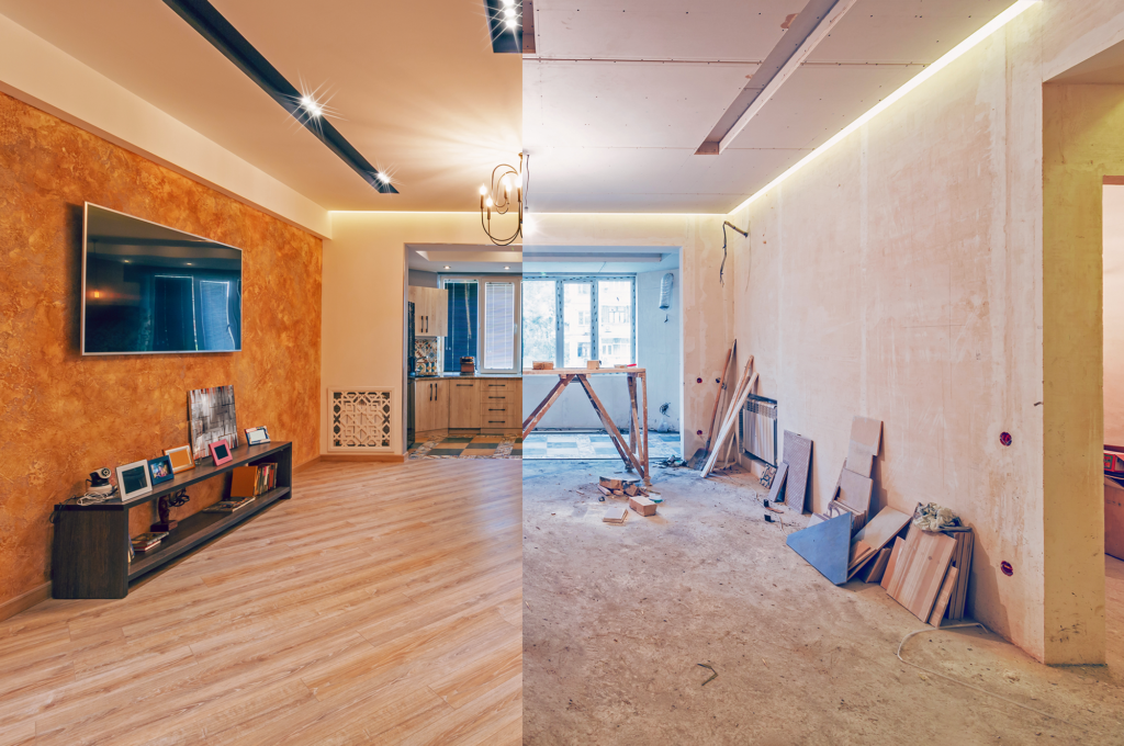 renovation before and after