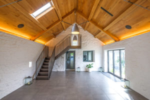 Barn conversion interior shot