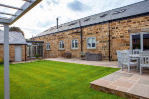 Large barn with courtyard