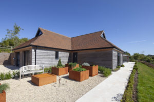 House with timber cladding