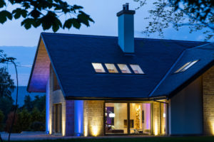 House with slate roof