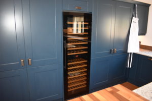 Kitchen with in-built cupboard