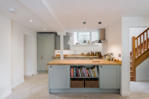 Open plan kitchen