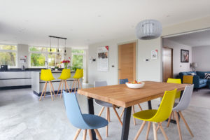 Open plan kitchen