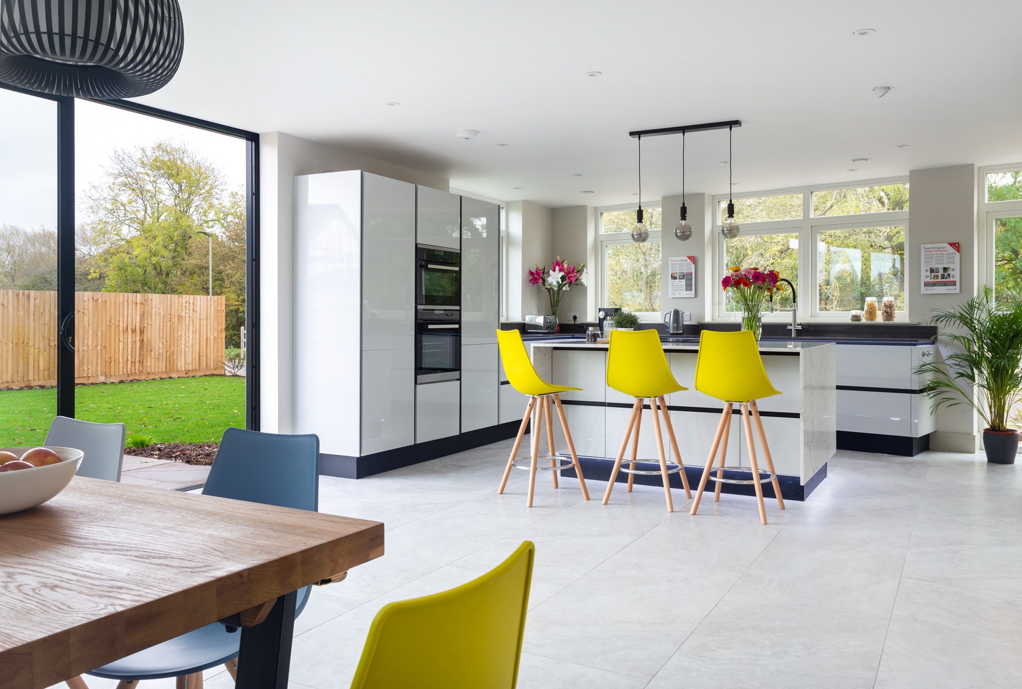 Kitchen and dining room