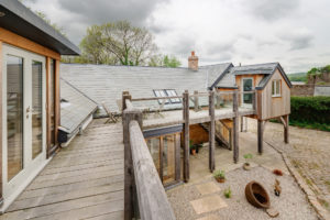 Timber balcony