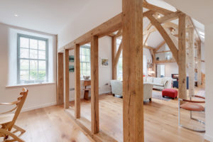 House with exposed oak frame