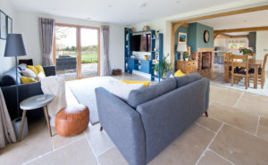 Living room with sofa