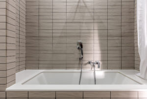 Tiled bath