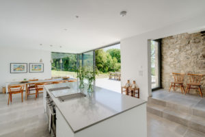 Open plan kitchen