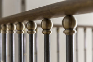 Wooden balustrade