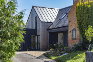 Timber clad house