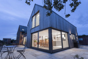 Timber clad house