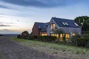 Timber clad house