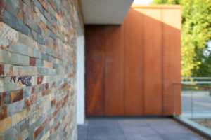 Timber clad house