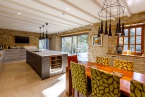 Open plan kitchen