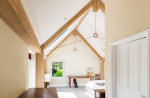 Pitched roof bedroom