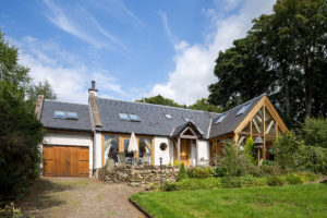 White render cottage