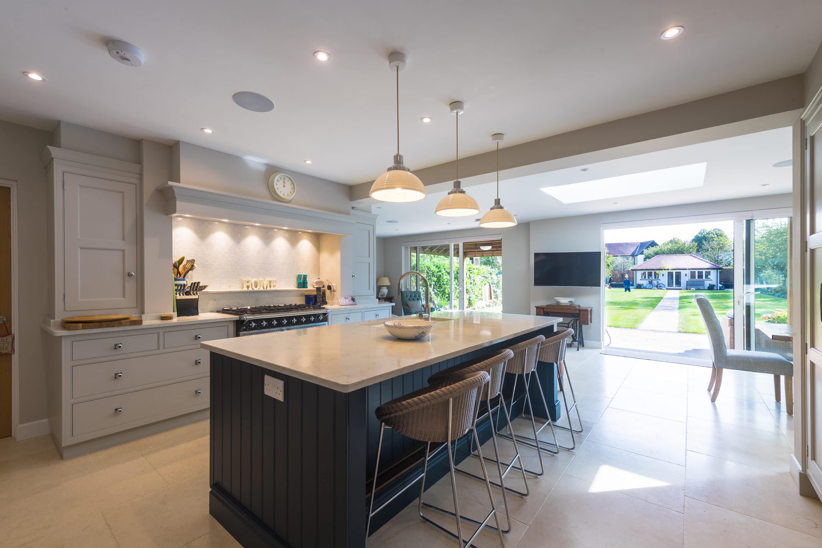 Kitchen with island