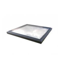 Flat glass roof light