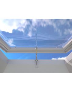 Rooflight and blue skies