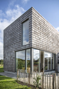 Timber clad house